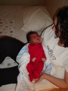 The first smile!